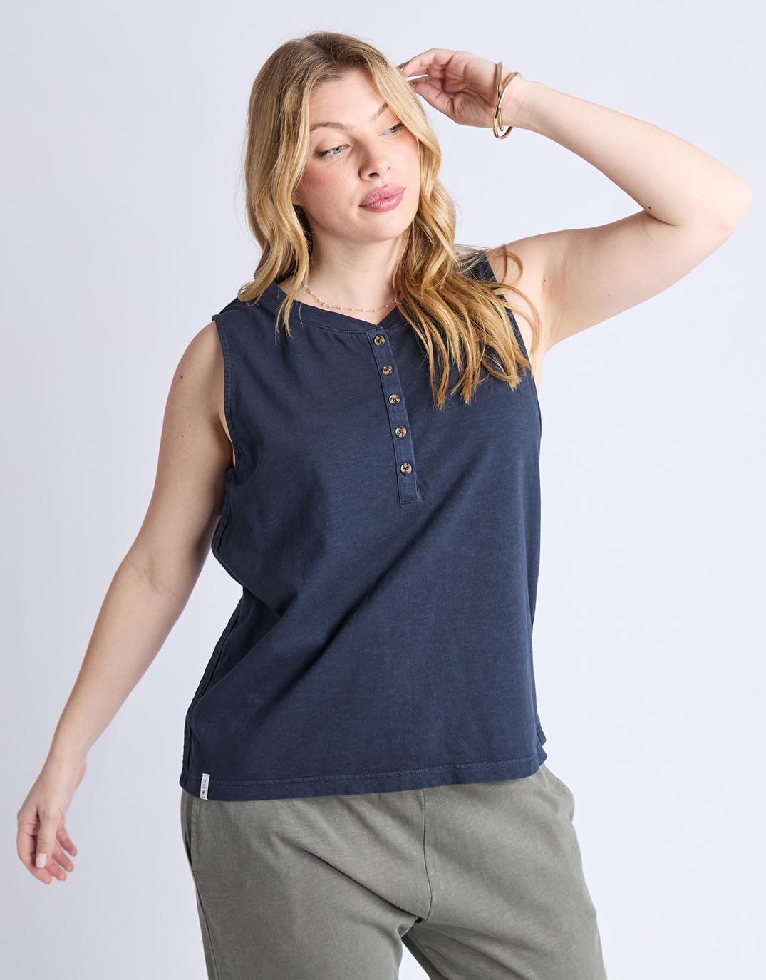 Elysian Tank - (Navy)