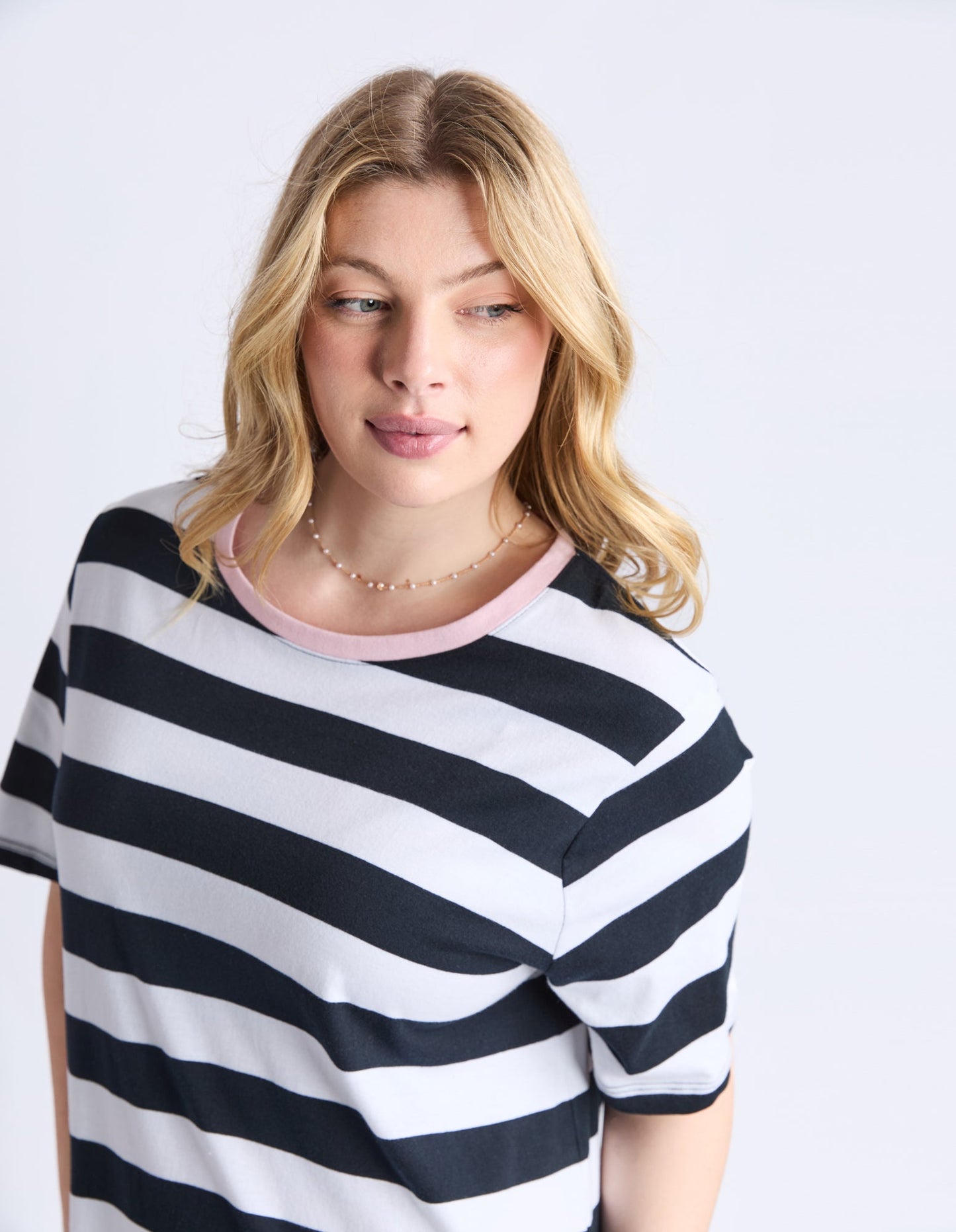 Elm Sorrento Dress (Black & White Stripe)