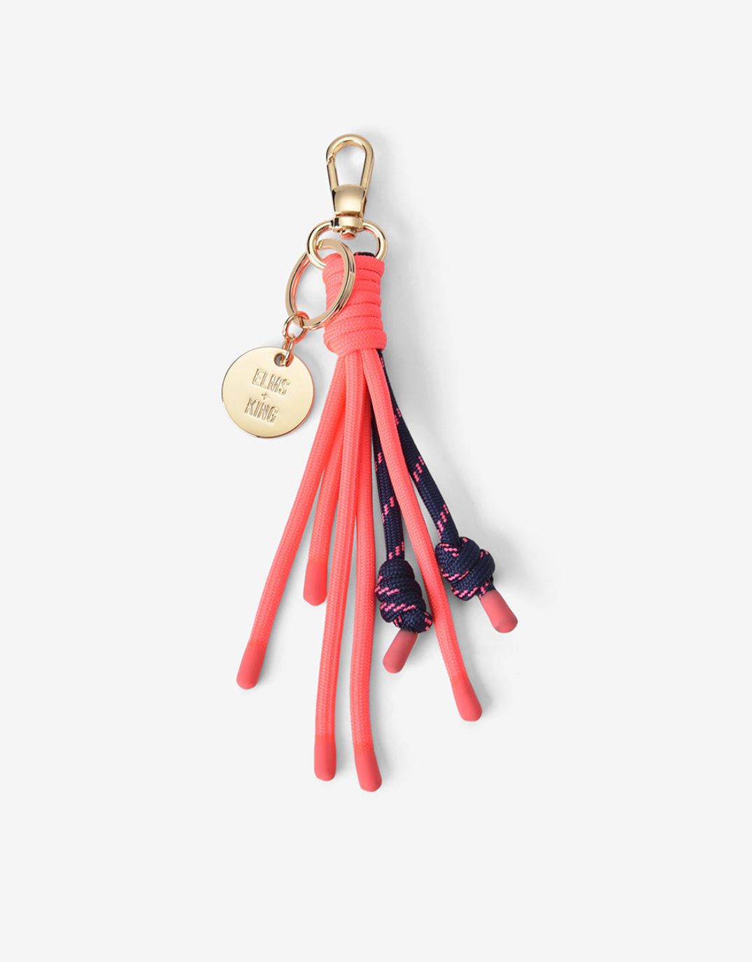 Elms + King Bag Charm (Navy)