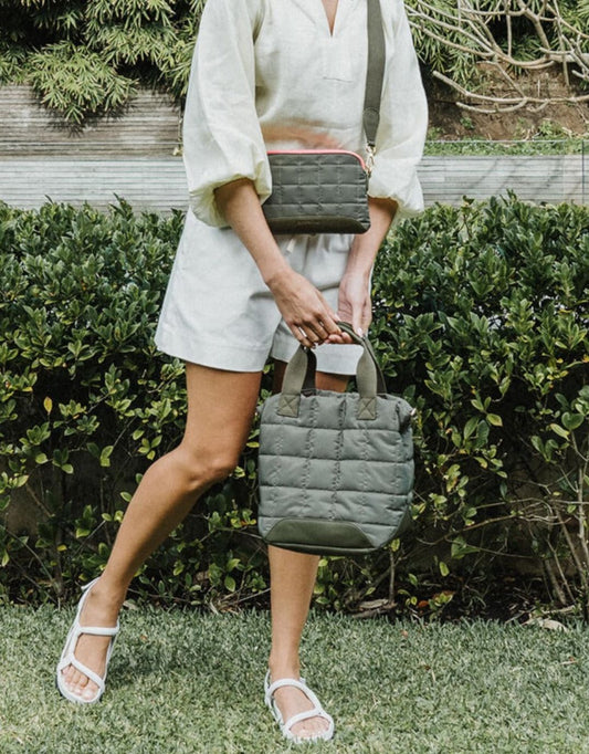 Elms + King Mini Santa Monica Bag (Khaki)