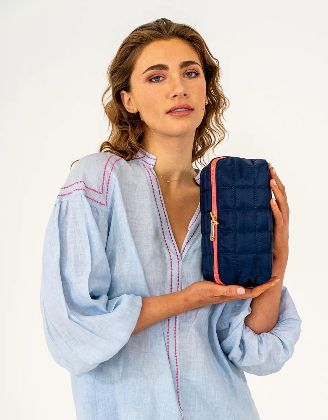 Elms + King Washbag (French Navy)
