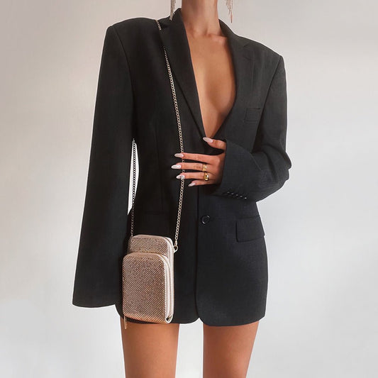 Olga Berg ELTON Mesh Cross Body Bag (Gold)