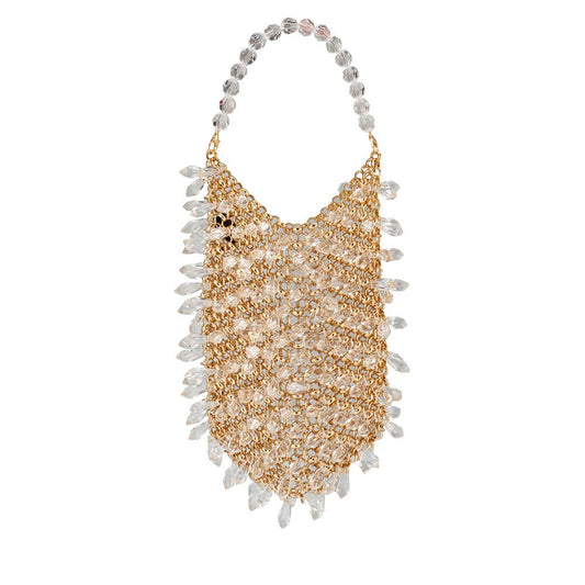 Olga Berg FLORENCE Chainmail Bag (Champagne)