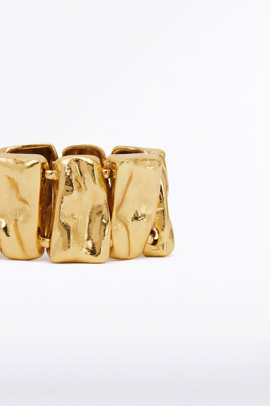 Carla Zampatti Pebble Linked Bracelet (Gold)