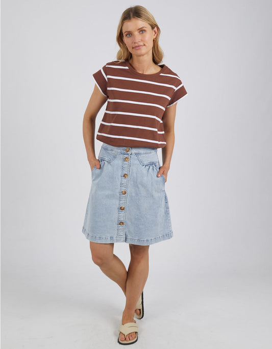 Amanda Skirt - (Vintage Blue)