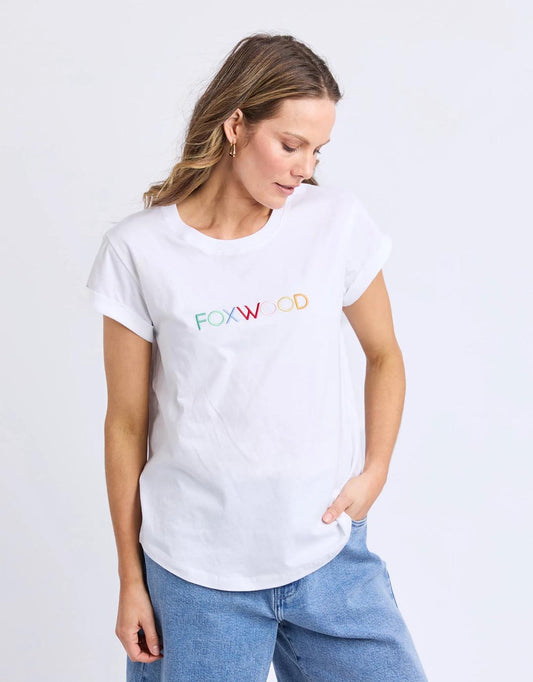 Confetti Tee - (White)