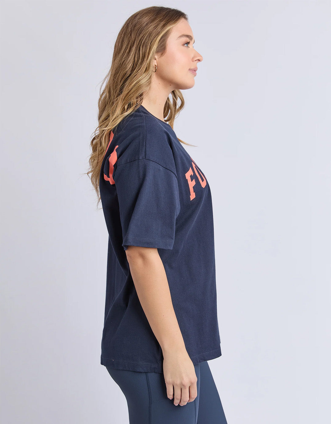 Foxwood Interval Tee (Navy/Orange)