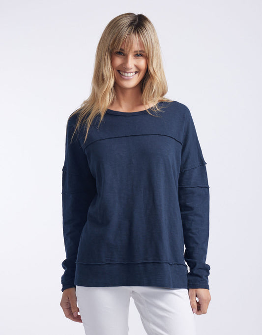 Jayne Throw On Top - (Navy)