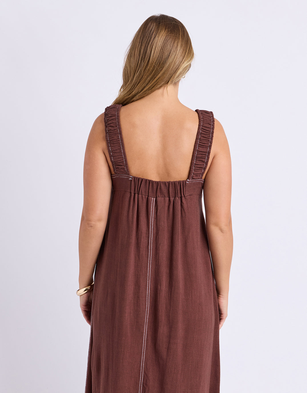 Foxwood Sage Dress (Chocolate)