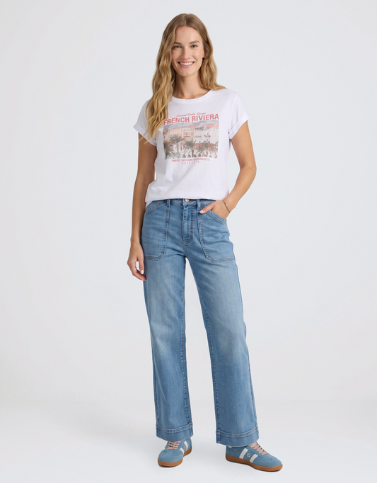 Foxwood Cannes Tee (White)