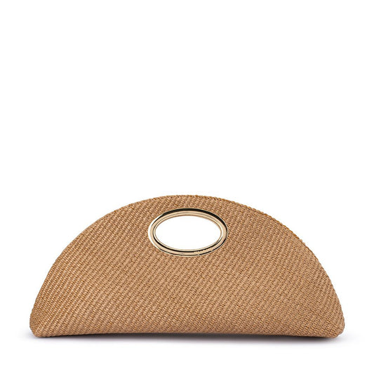 Olga Berg GEENA Straw Bag (Natural)