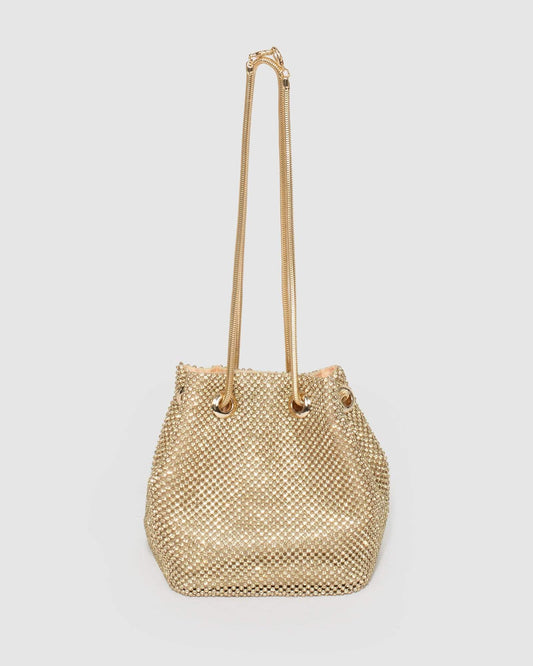 Colette by Colette Hayman Destiny Pouch Bag (Gold)