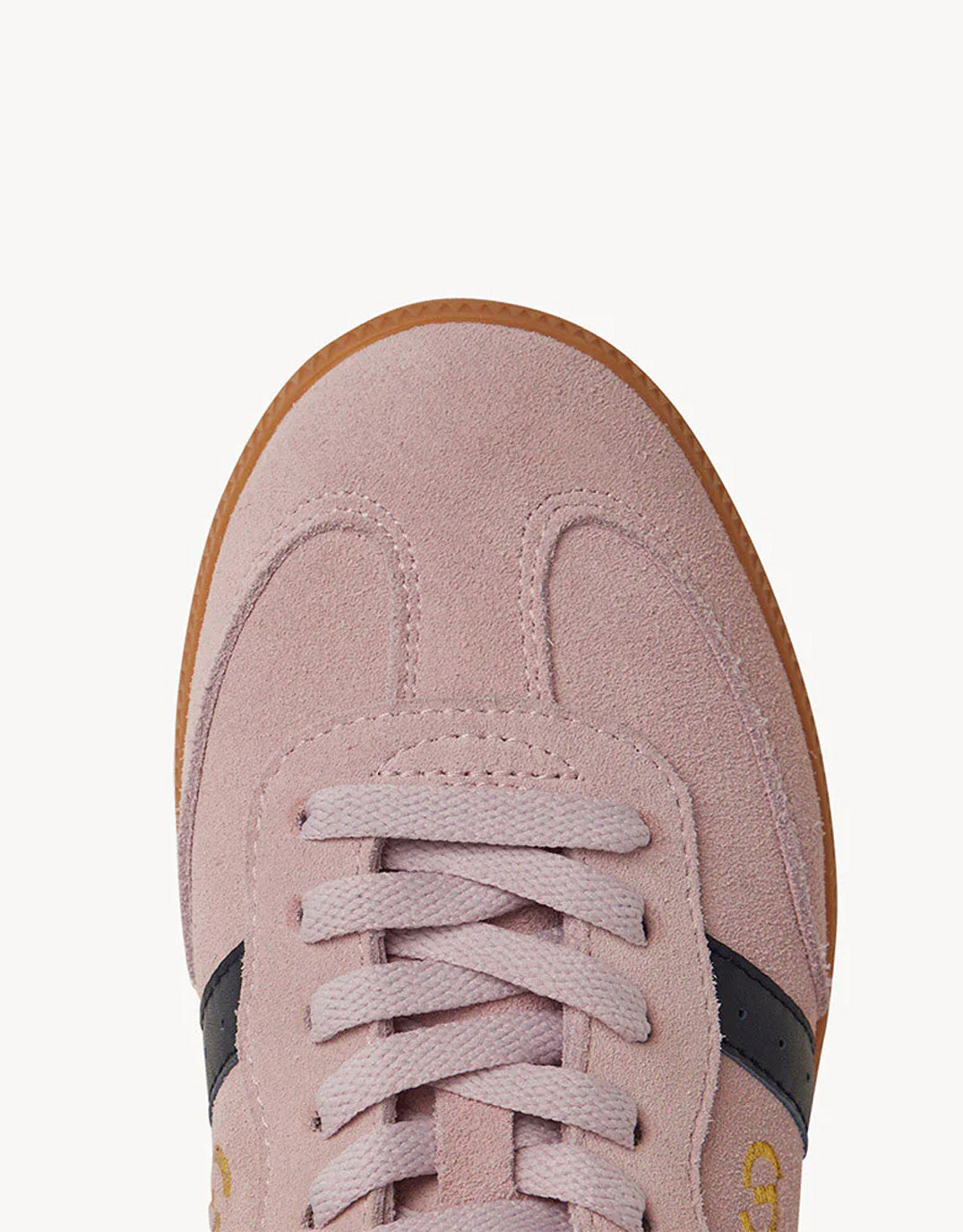 Goodsole Parallel Suede Sneakers (Pink/Navy)