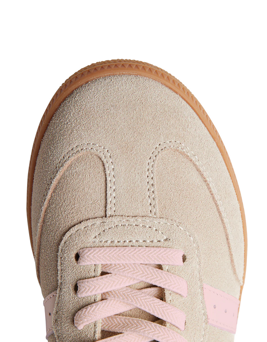 Goodsole Parallel Suede Sneakers (Tropical Taupe/Pink)