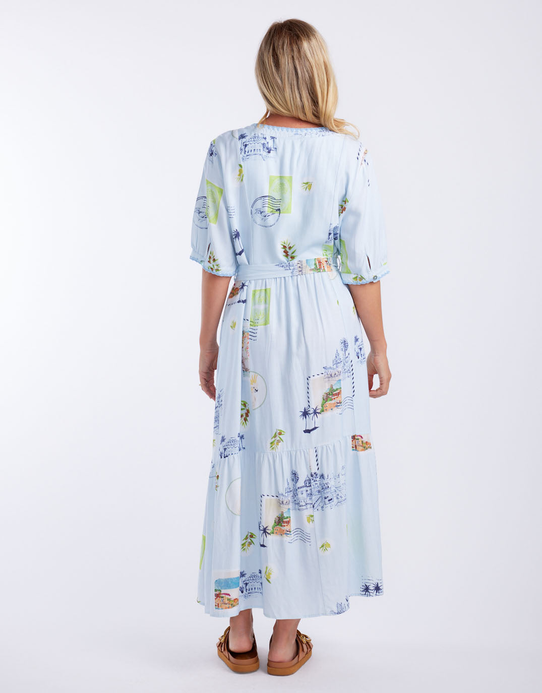 Destination Maxi Dress - (Pale Blue)