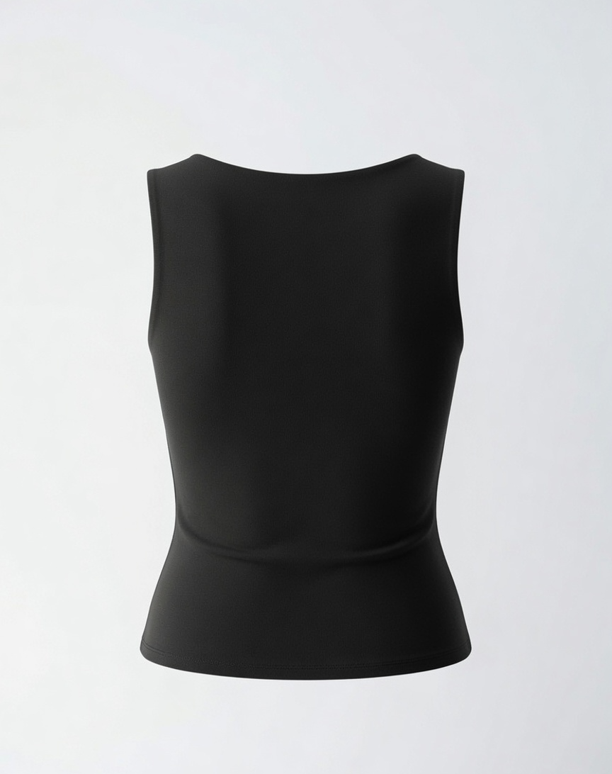 COTTON TANK - BLACK