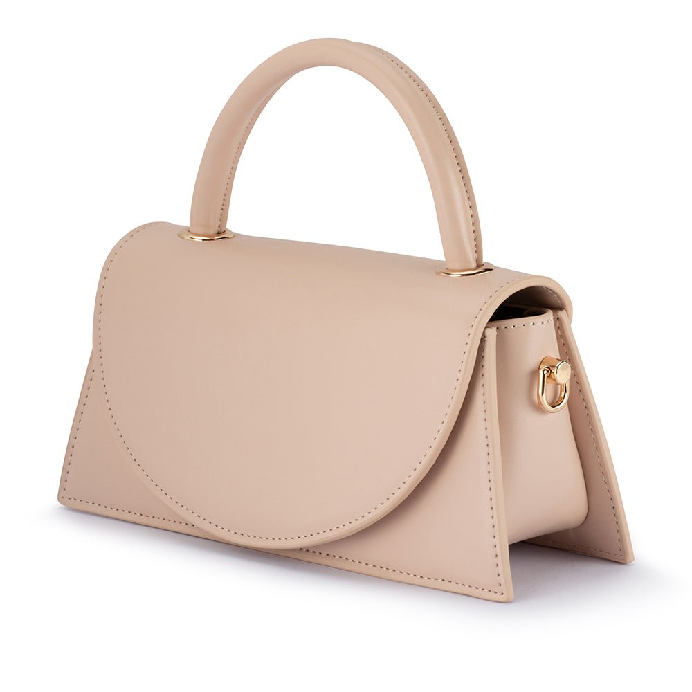 Olga Berg HAILEY Top Handle Bag (Natural)