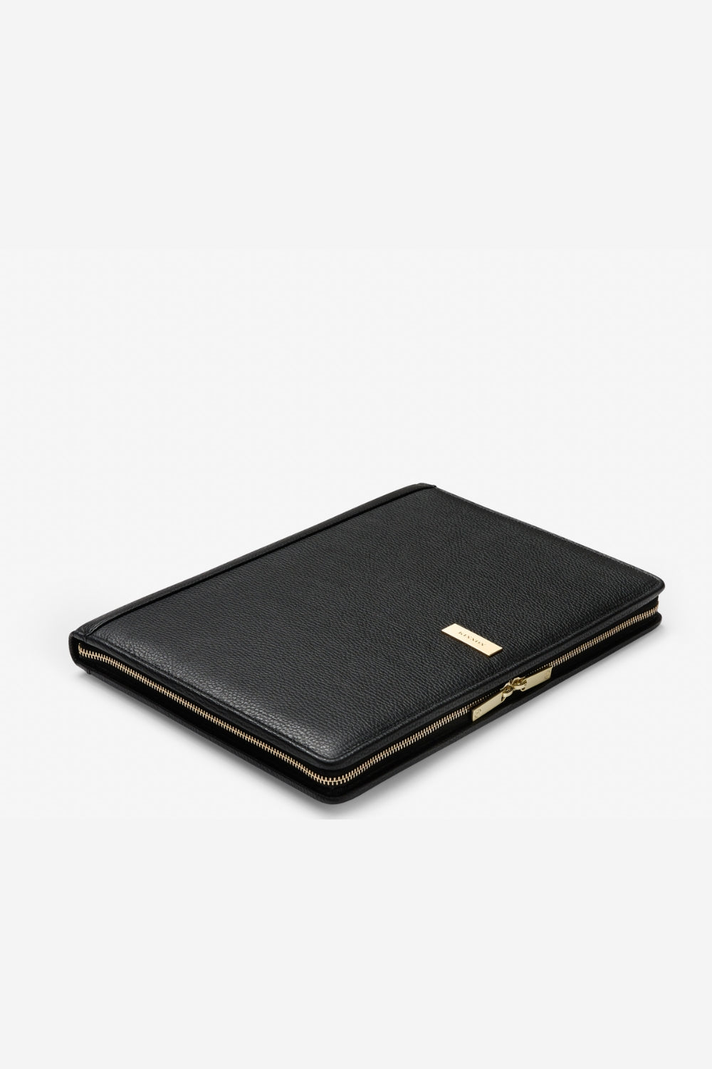 KINNON HUDSON COMPENDIUM WITH GOLD HARDWARE (Black)