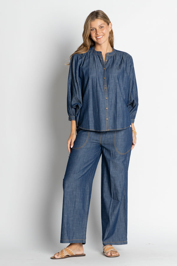 I.B.S.A IBSA Memphis Button Top (Dark)