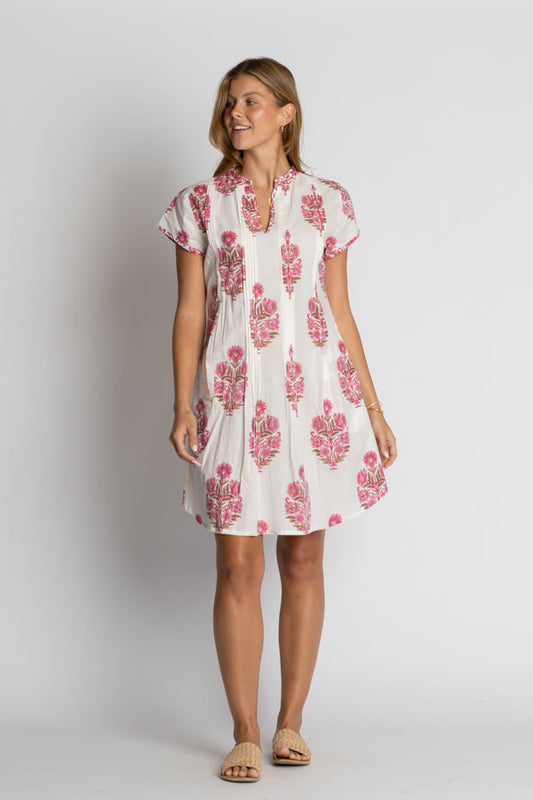 I.B.S.A IBSA Ohio Tuck Dress (Melon)