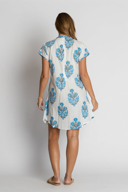 I.B.S.A IBSA Ohio Tuck Dress (Ocean)