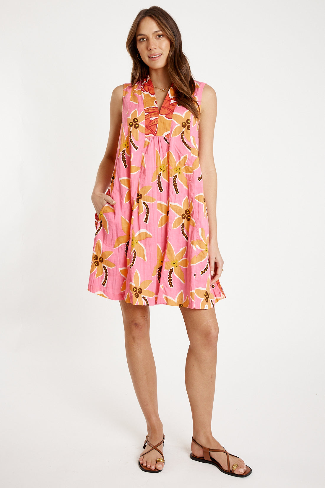 I.B.S.A IBSA Omaha S/Less Dress (Melon)