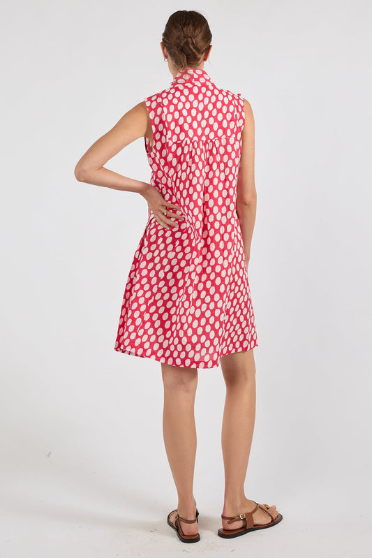 I.B.S.A IBSA Spot On S/Less Dress (Coral)