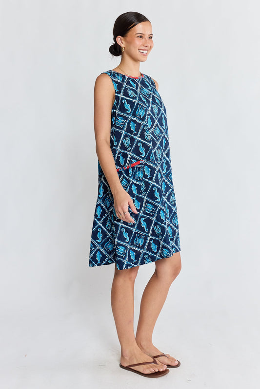I.B.S.A PRE SALE | IBSA Zeke Swing Dress (Navy)