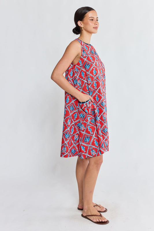 I.B.S.A PRE SALE | IBSA Zeke Swing Dress (Red)