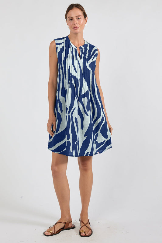 I.B.S.A IBSA Zephyr Sleeveless Dress (Navy)