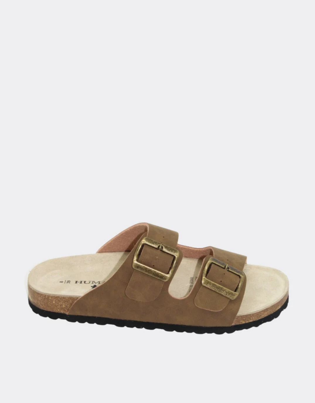 Human Shoes Ibiza Slides (Taupe)