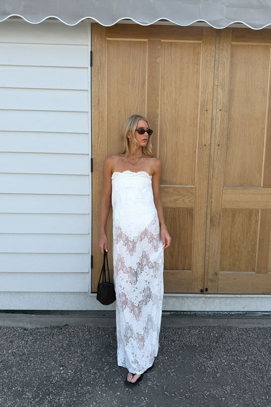 SNDYS ARTSA MAXI DRESS (White)