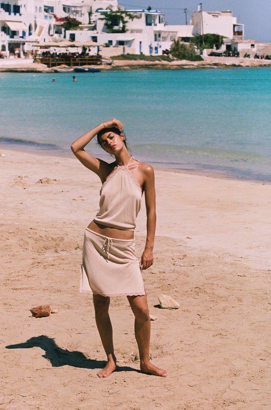 Isla Skirt (Beige)