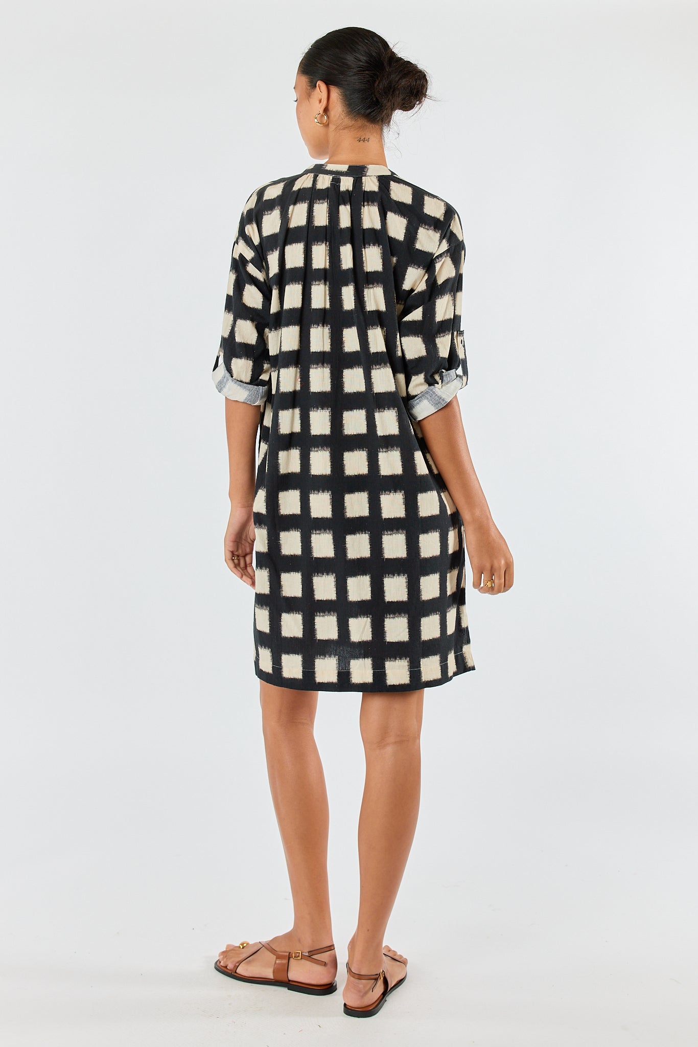 Division Itami Bloc LS Mini Dress (Black)