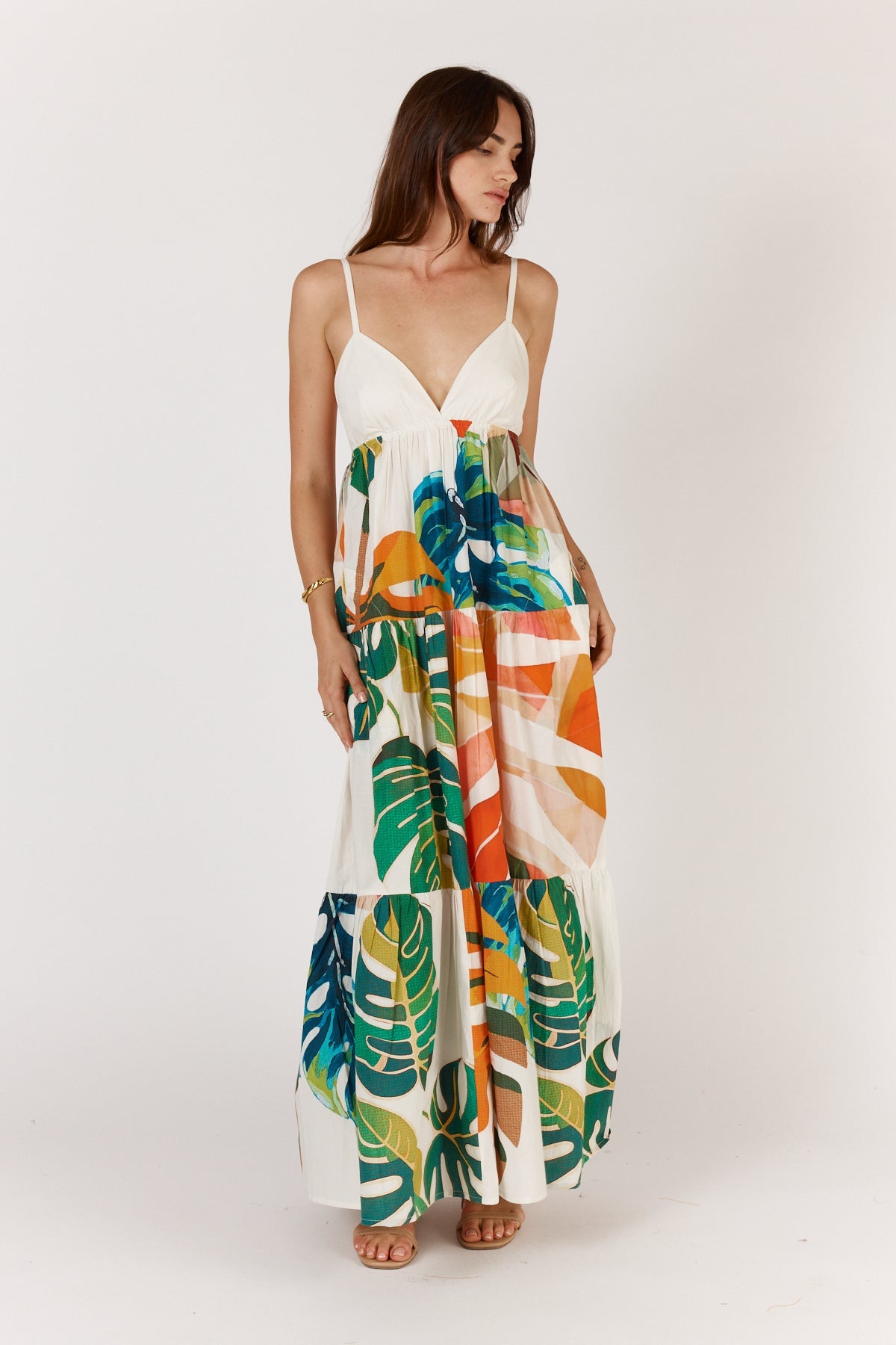 Division Itami Bloom Dress (White)
