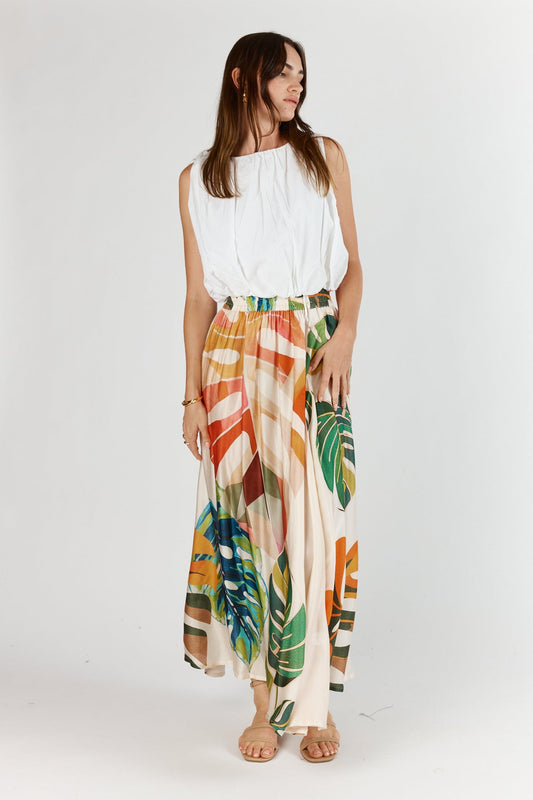 Itami Bloom Skirt (White)