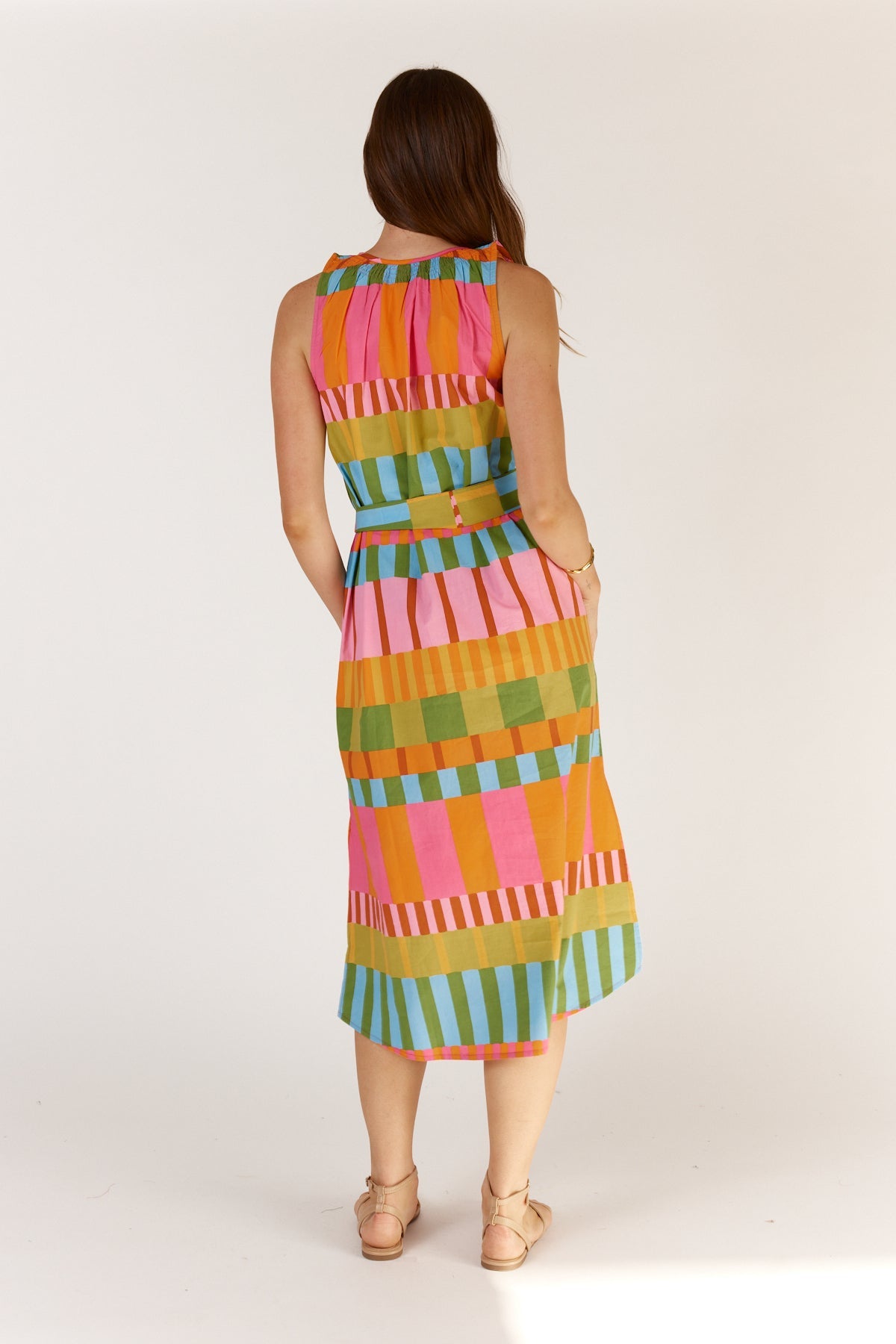 Division Itami Cannes Sleeveless Dress (Multi)