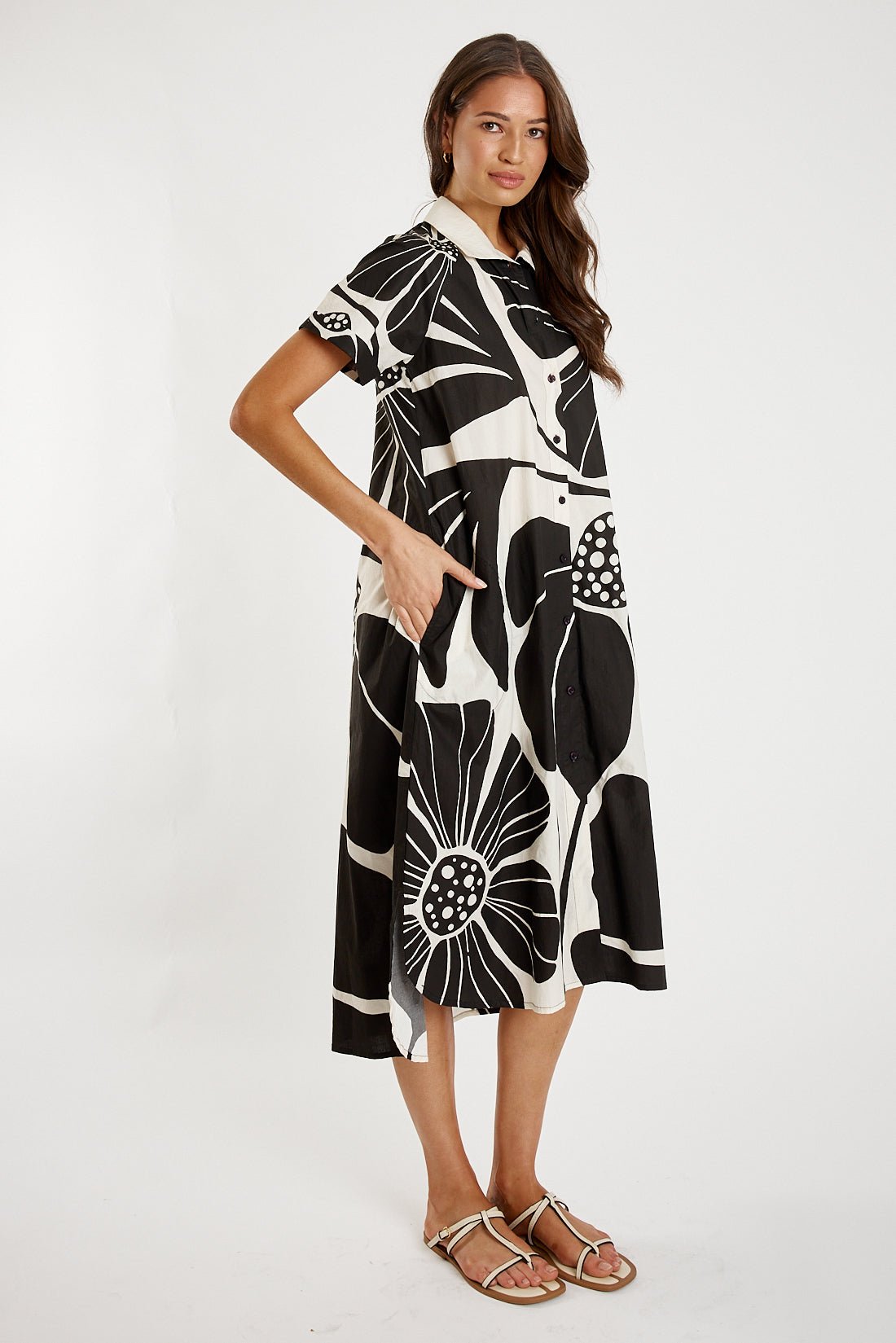Division Itami Corocoro Button Dress (Multi)