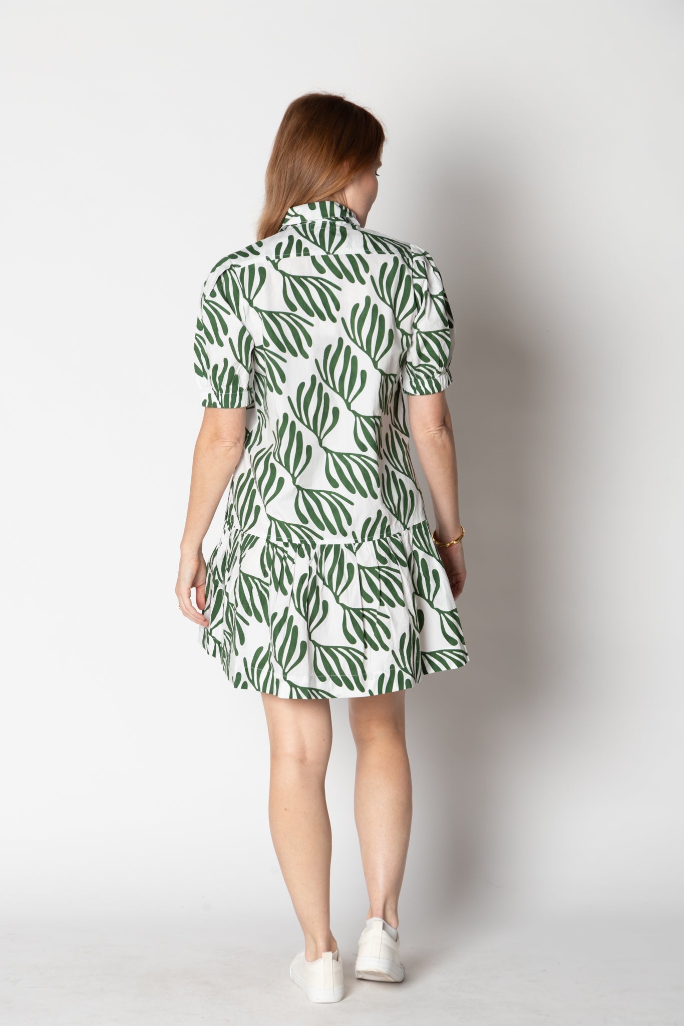 Division Itami Giverny Dress Verde (White)
