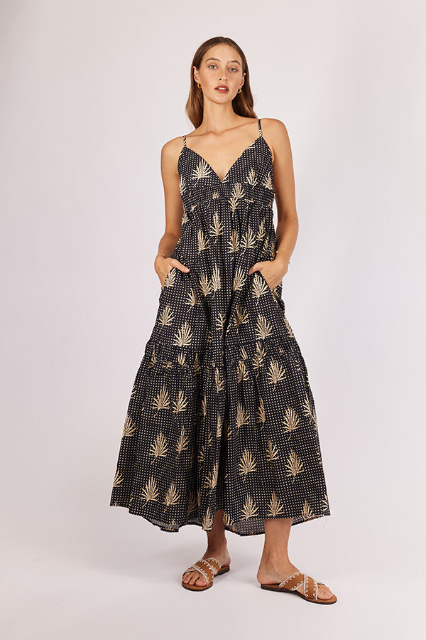Division Itami Mariette Dress Palma (Black)