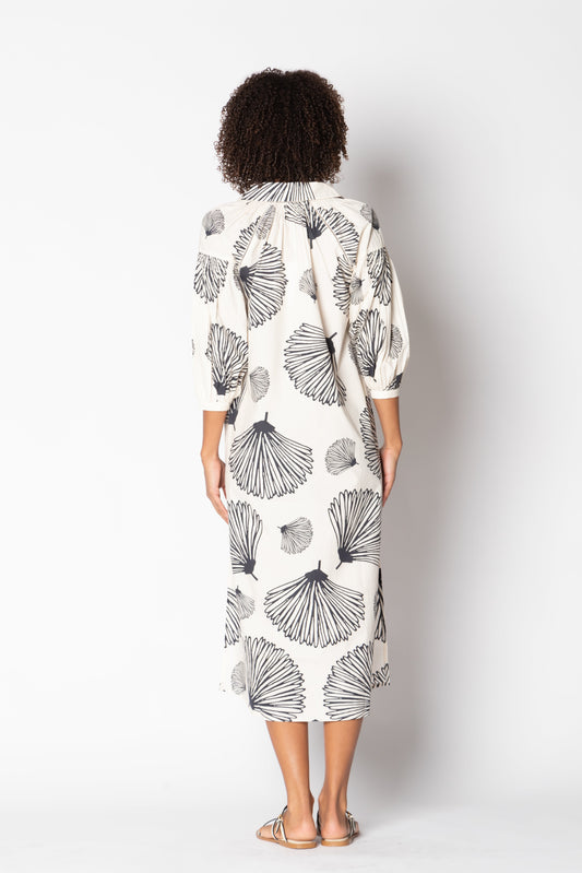 Itami Moussi LS Button Dress (Natural)