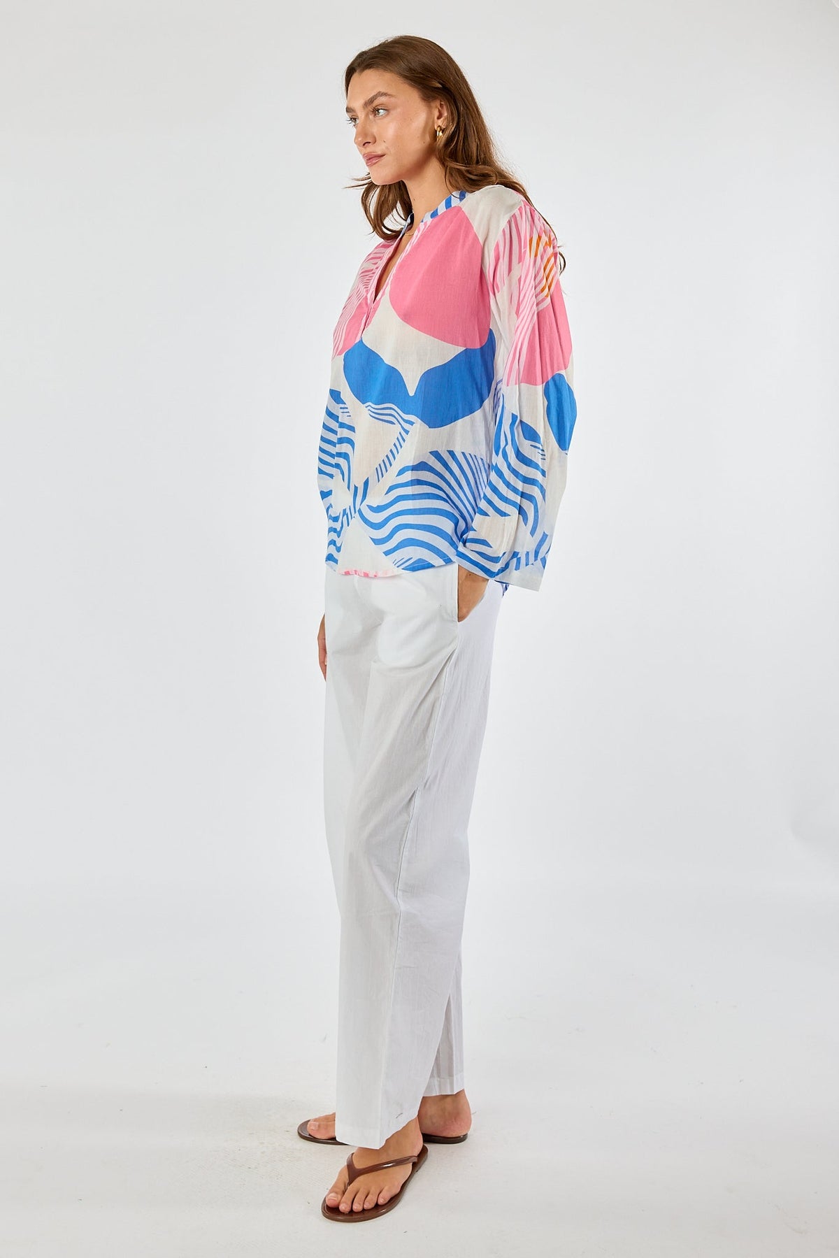 Division Itami Papillon LS Top (White)