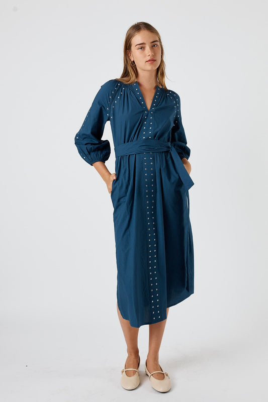 Division Itami Stud Dress (Navy)