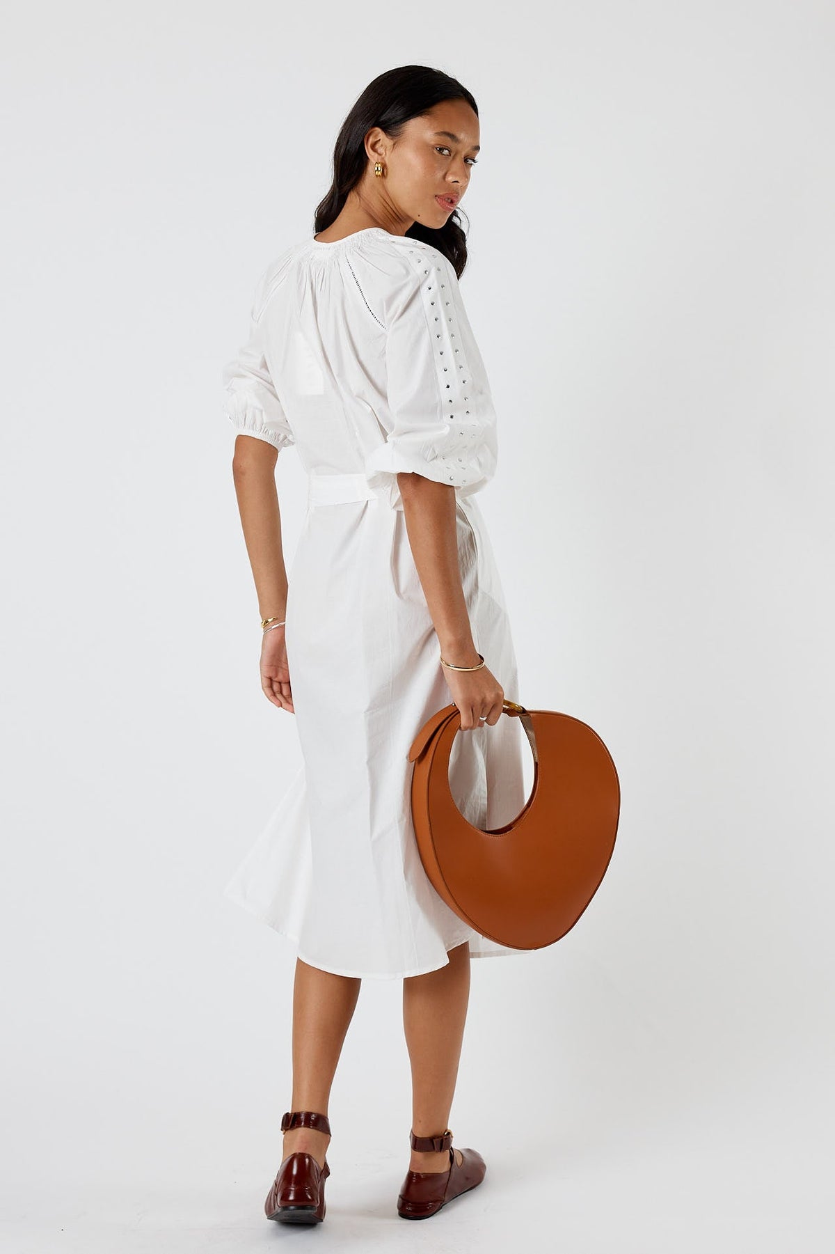 Division Itami Stud Dress (White)