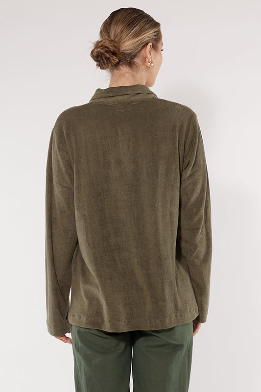 Itami Terri Long Sleeve Shirt (Khaki)