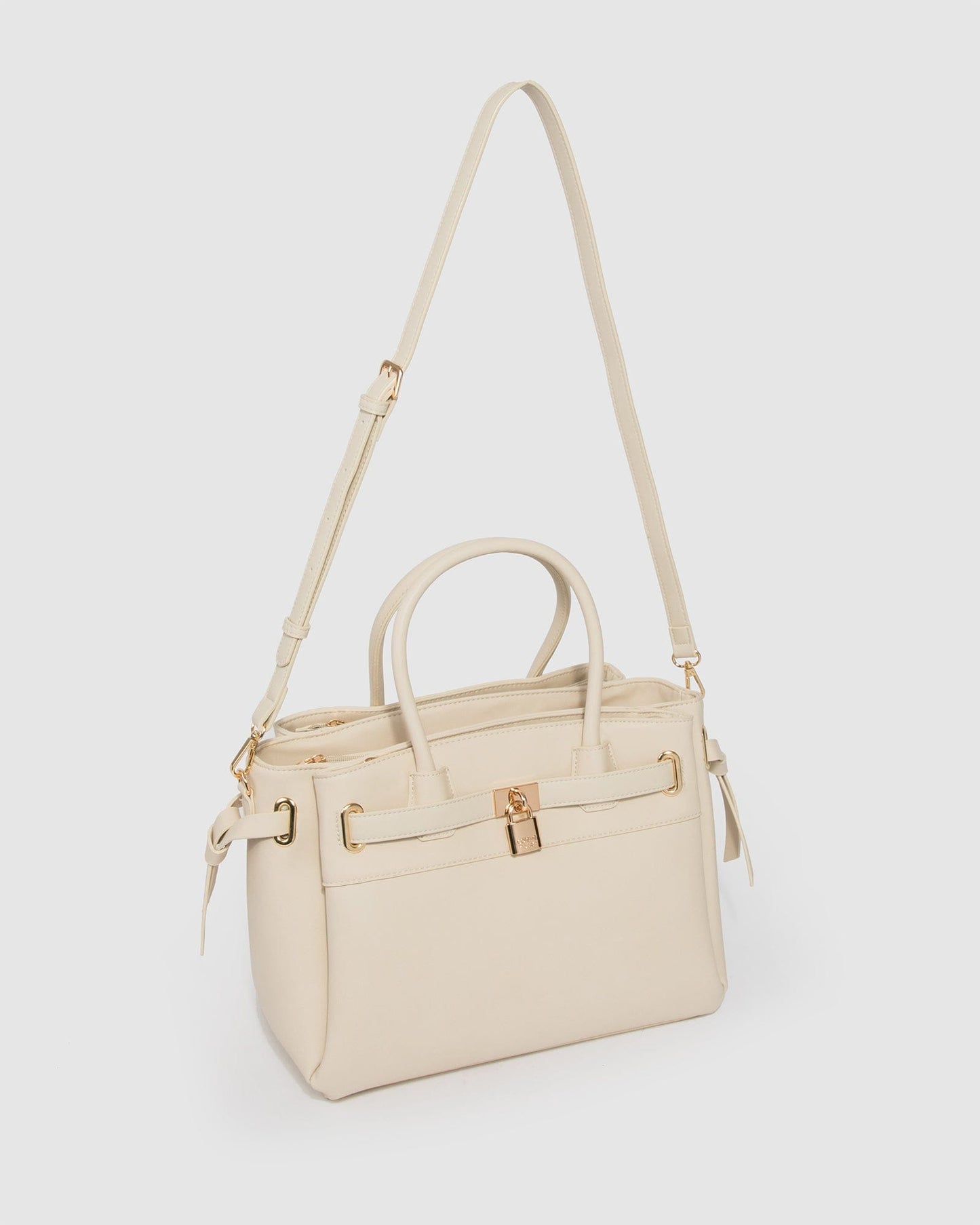 Colette by Colette Hayman Elora Tie Tassel Tote Bag (Ivory)