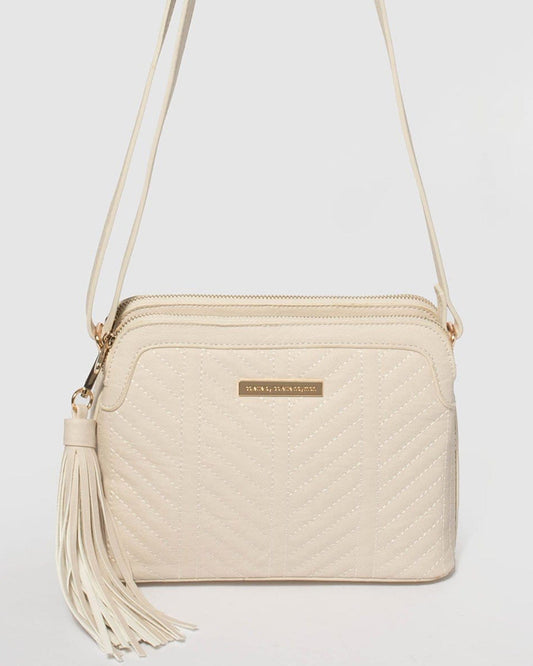 Colette by Colette Hayman Joanna Crossbody Bag (Ivory)