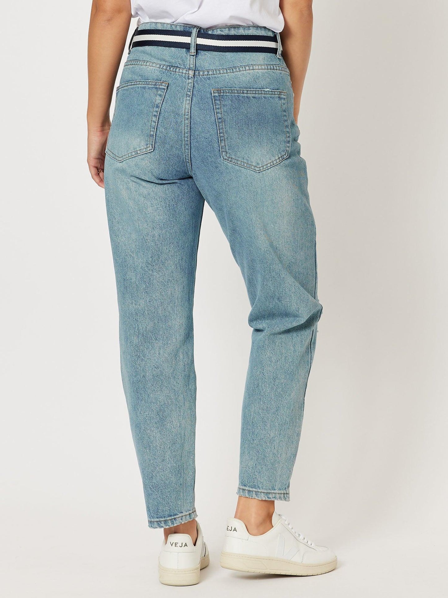 Threadz Ivy Mom Jean (Denim)