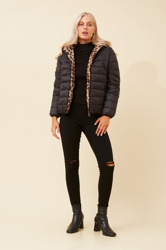 ALOMA REVERSIBLE JACKET (Black)