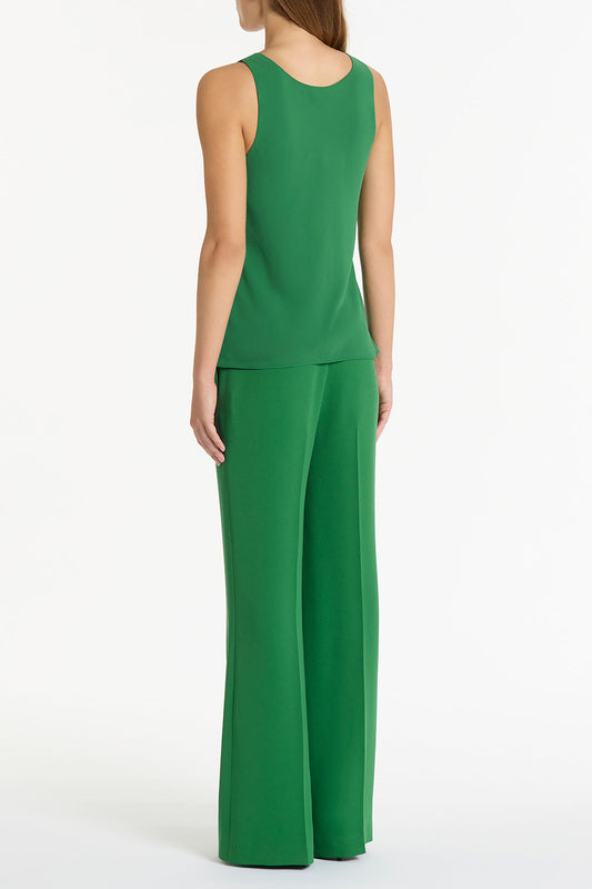 Carla Zampatti Jade Georgette Scoop Cami (Green)